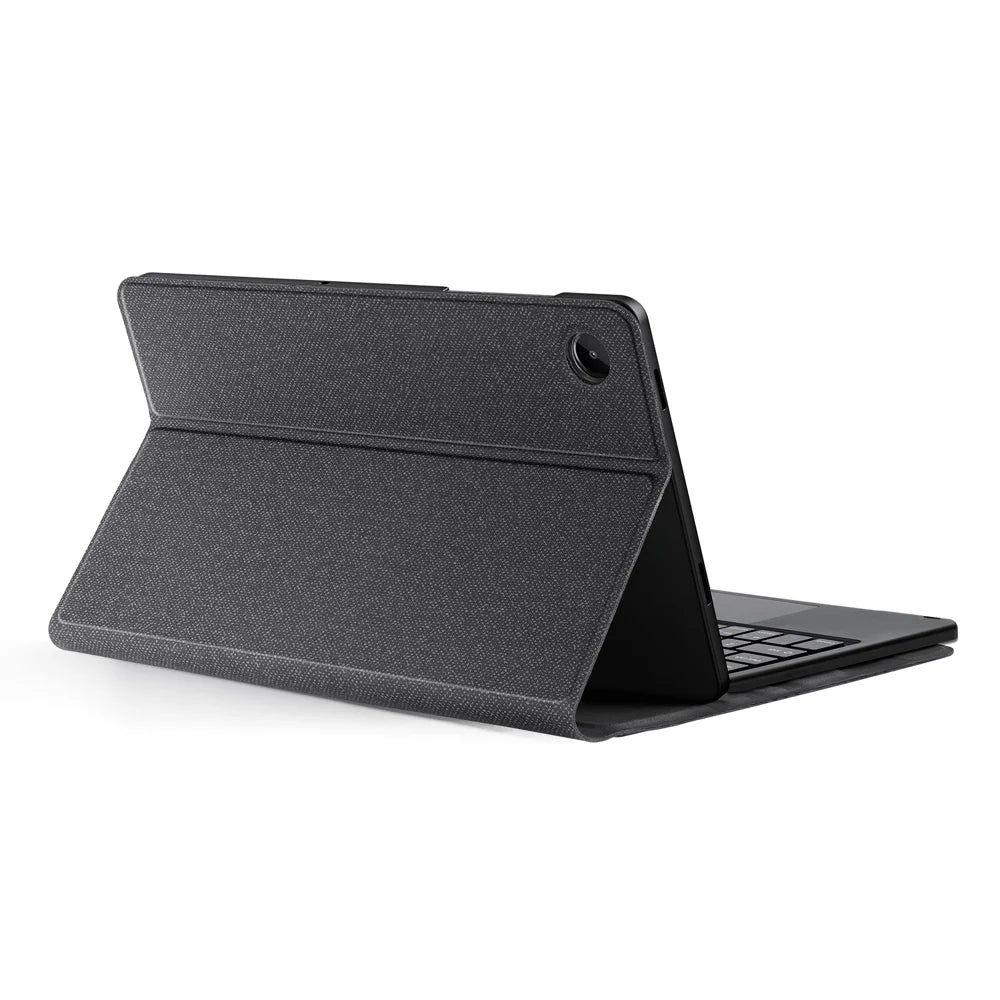 DUX DUCIS For Samsung Galaxy Tab A9+ / Galaxy Tab A11+ Bluetooth-compatible Keyboard TK Series Leather Cover Stand with Touchpad - Black - 1