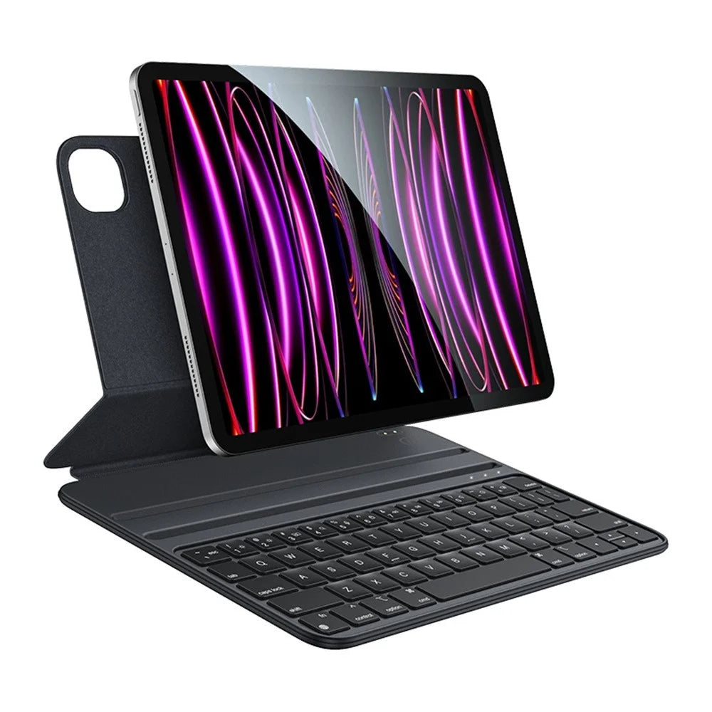 YESIDO KB23 Floating Magnetic Keyboard for iPad Pro 11 (2022) / (2021) / (2020) / (2018) / iPad Air (2022) / (2020) Dual Angle Adjustable Stand Case - 1