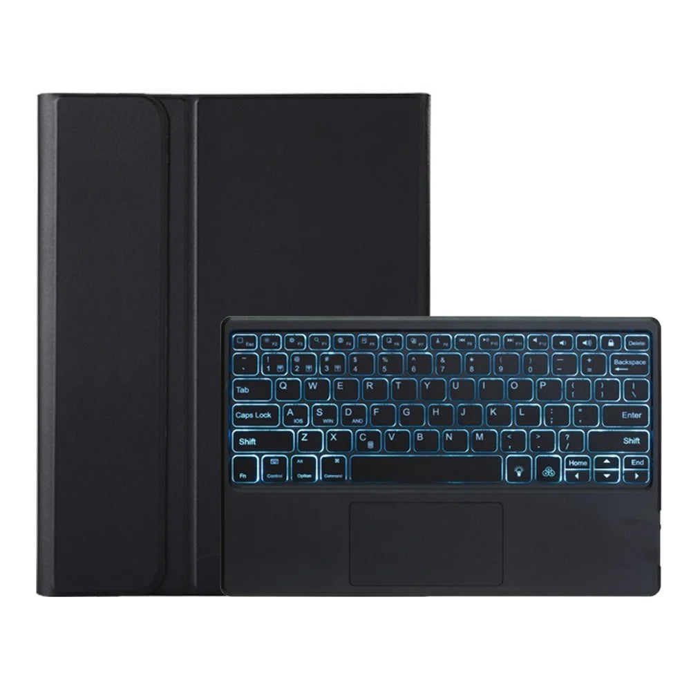 AH36-AS For Huawei MatePad Pro Max Detachable Bluetooth-compatible Keyboard Case with Backlight Touchpad PU Leather+TPU Protective Cover - Black - 6