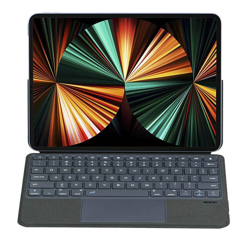 3125 / 6 For iPad Pro 11 (2018) / (2020) / (2021) / Air (2020) PU Leather Bluetooth-compatible Keyboard Case with TouchPad Anti-Drop Tablet Protective Cover - 3