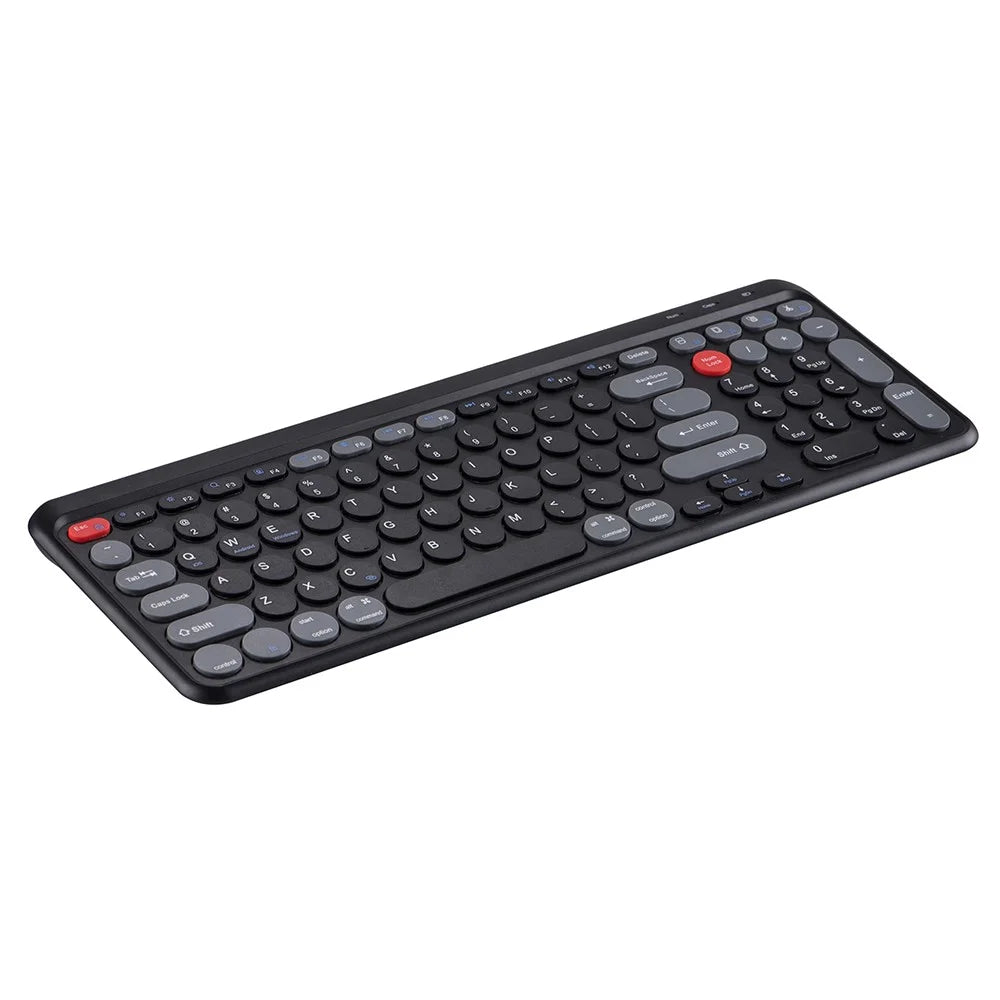 A202 Bluetooth-compatible Laptop Keyboard Portable Wireless 2.4G Keyboard Number Keypad for Windows / 8-Pin / Android - Black - 3
