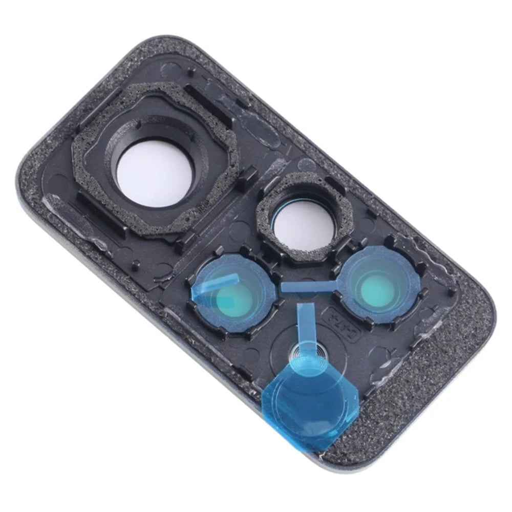 For Xiaomi Redmi Note 12 Pro 4G OEM Back Camera Lens Holder Cover with Glass Part (without Logo) - Black - 2