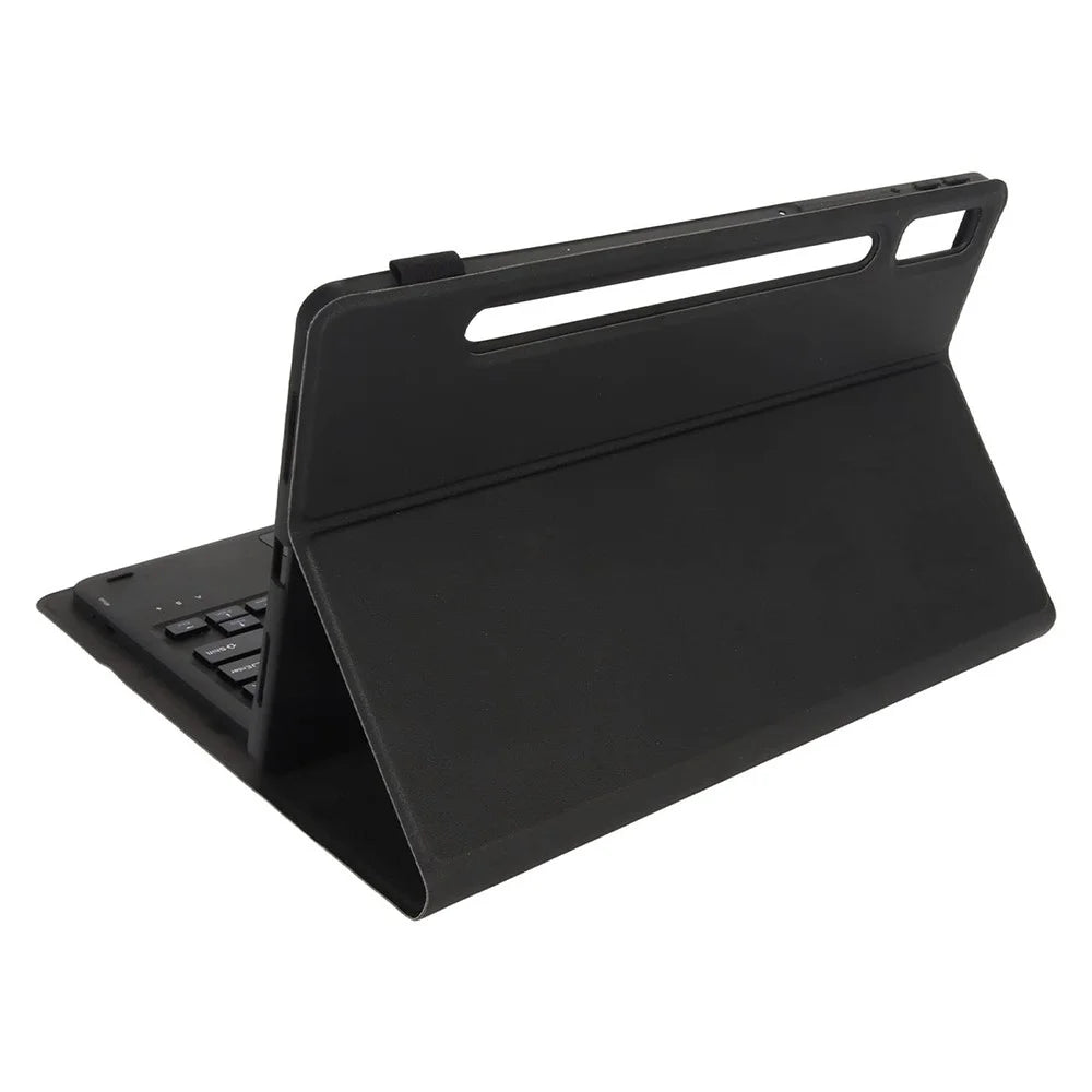 LX-P11 For Lenovo Tab P11 Pro Gen 2 11.2" (2022) Tablet Cover Touchpad Bluetooth-compatible Keyboard Leather Case - Black - 4