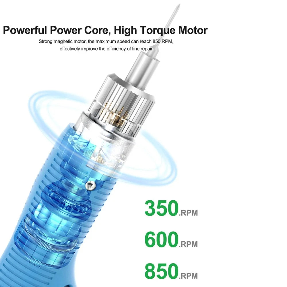 RELIFE E2 Torque Electric Screwdriver Set Adjustable Forward and Reverse Rotation Repair Tools - 6