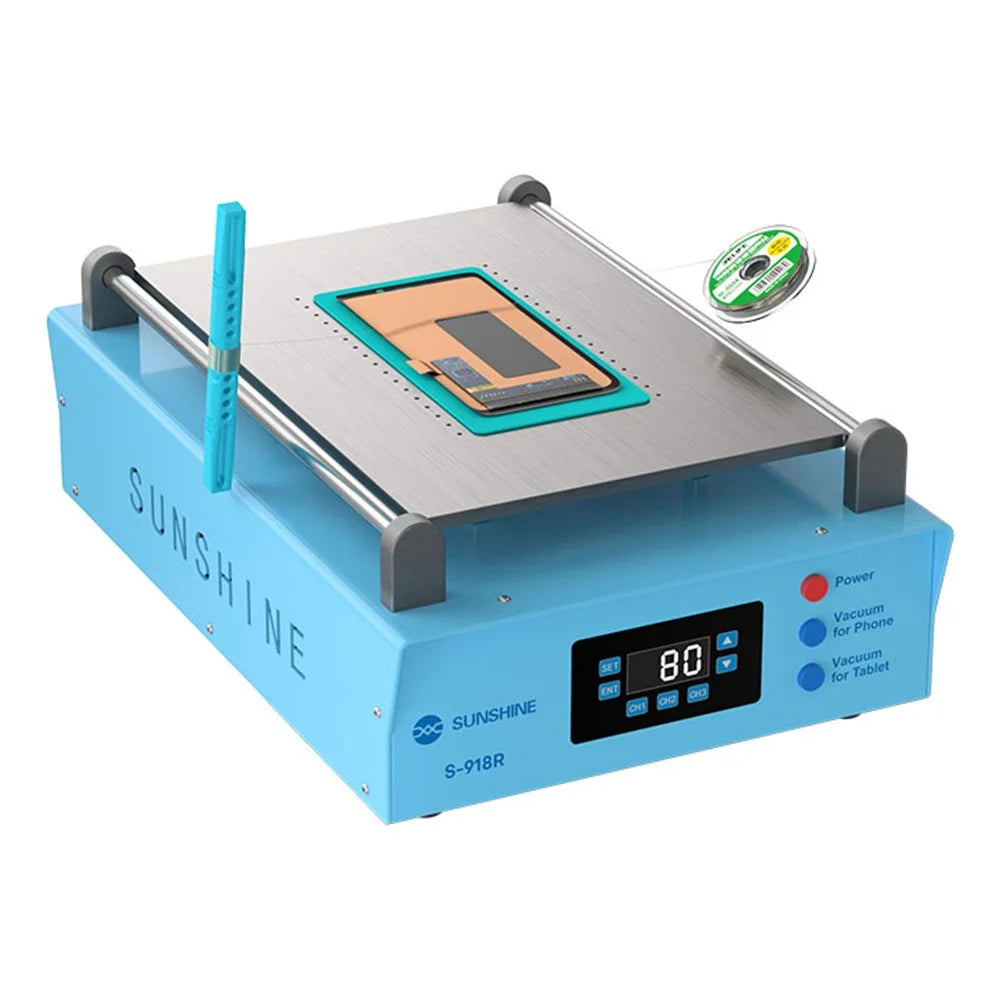 SUNSHINE S-918R LCD Vacuum Screen Separator Phone LCD Glass Removing Changing Repair Machine - EU Plug - 2