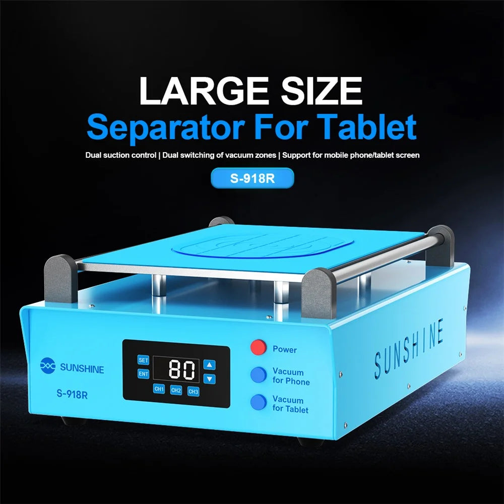 SUNSHINE S-918R LCD Vacuum Screen Separator Phone LCD Glass Removing Changing Repair Machine - EU Plug - 3