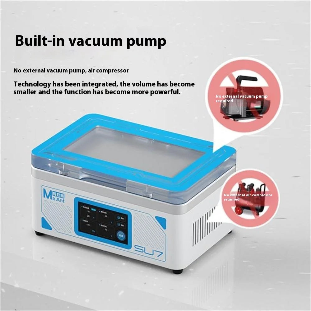 MAANT SU7 Mobile Phone Repair Tool Curved Screen Pressure Bonding Bubble Removal Machine - EU Plug - 6