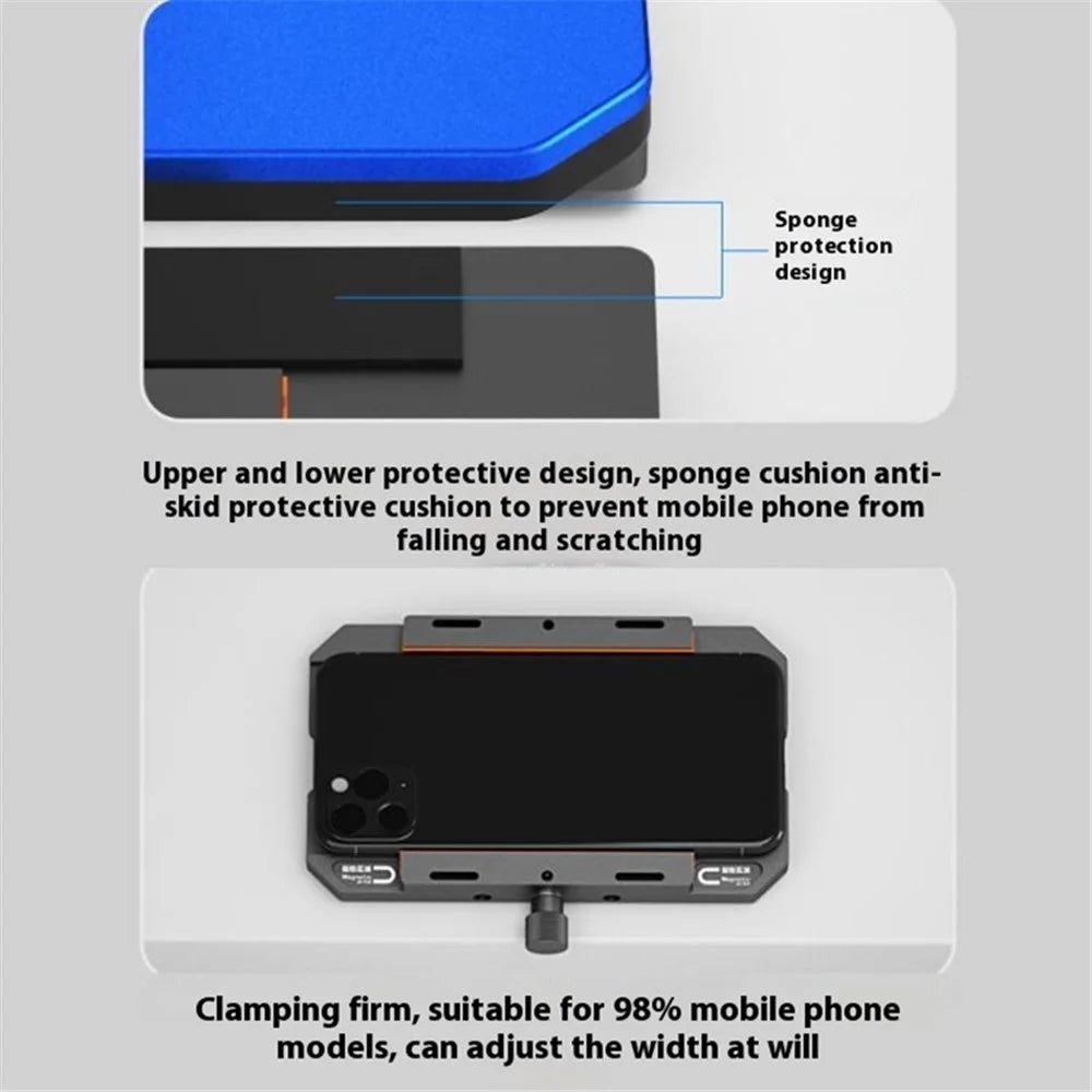 MAANT H4 Phone Repair Clamp Kit Screen Side Holder Fixture Tool with Air-Tight Seal for Mobile Device Maintenance - 6