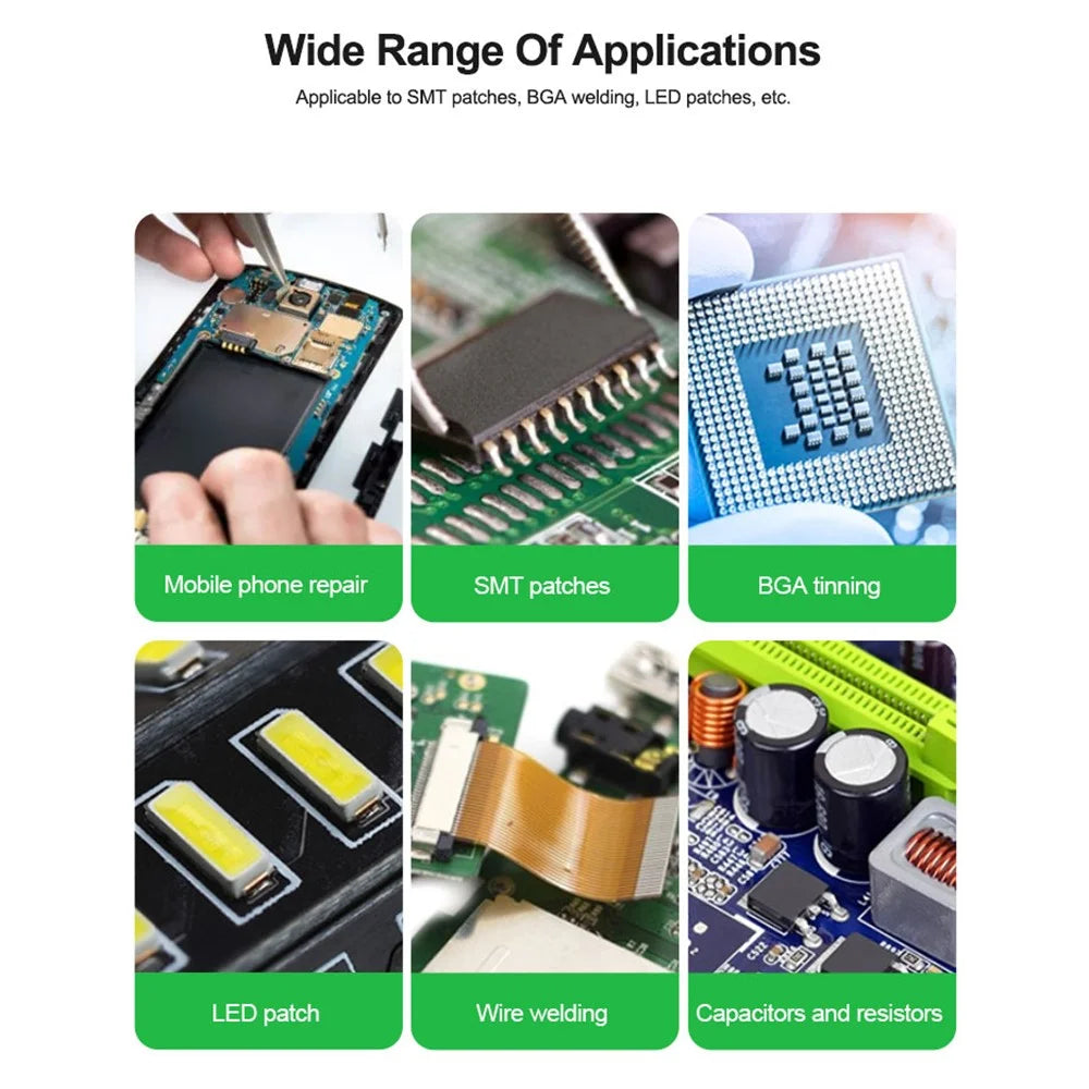 RELIFE HW21S 10CC / 183-Degree Medium Temperature Solder Paste Syringe Design for Soldering (Containing Leaded Silver) - 7