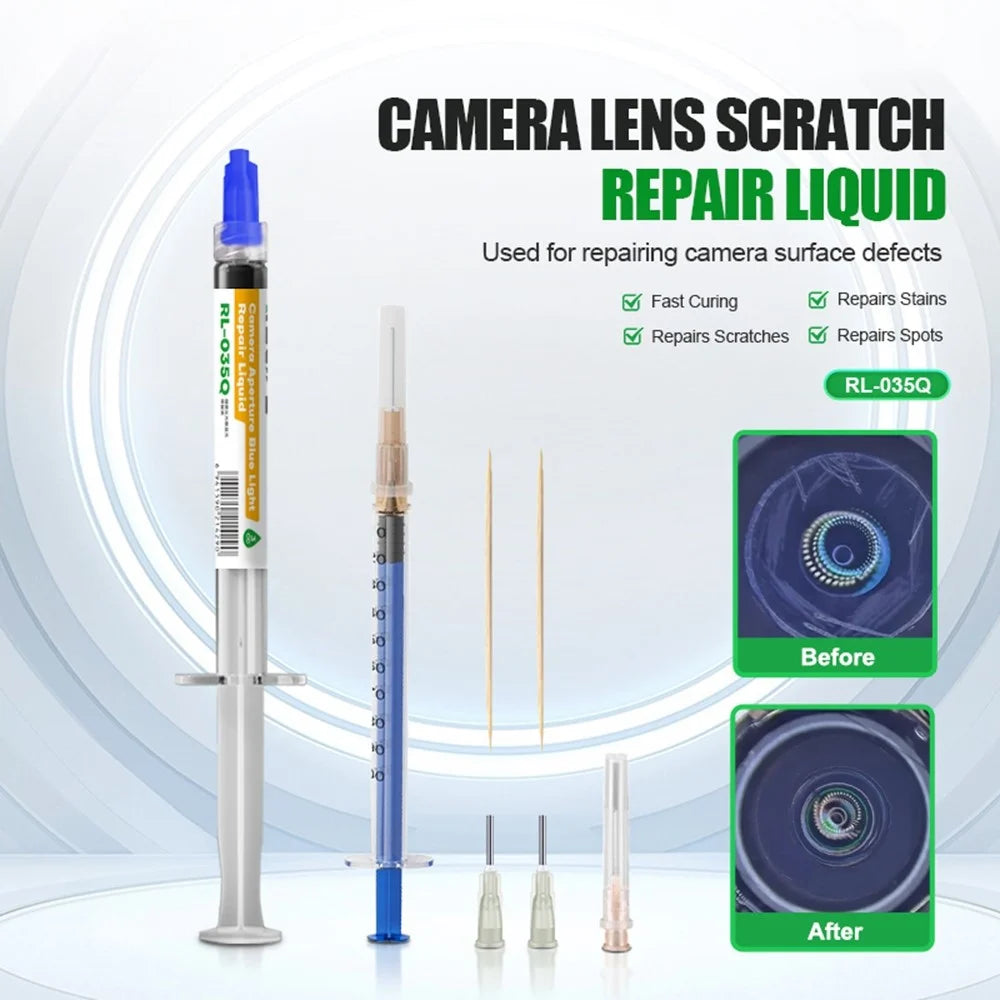 RELIFE RL-035Q Camera Lens Scratch Repair Liquid for Glass Surface Defects / Efficient Repair / Fast Curing - 3