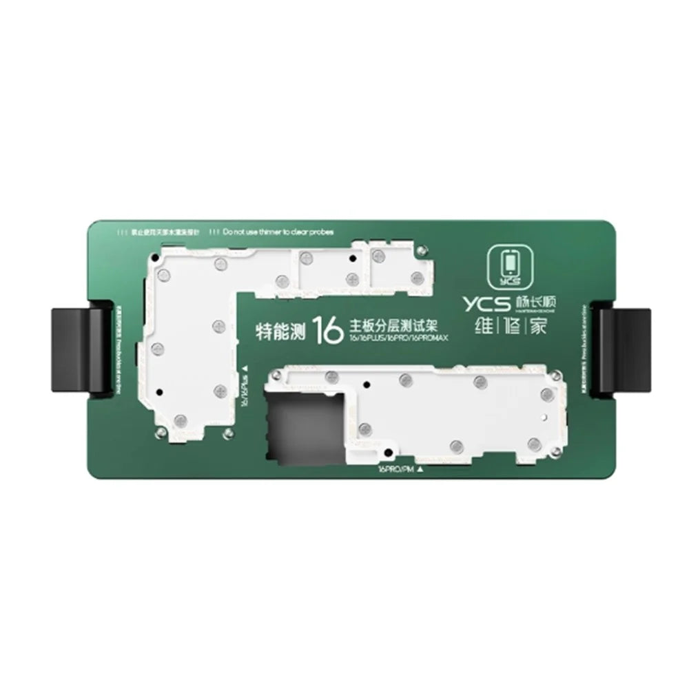YCS Motherboard Layered Test Fixture Beryllium Copper Spring Probe For iPhone 16 / 16 Plus / 16 Pro / 16 Pro Max - 1