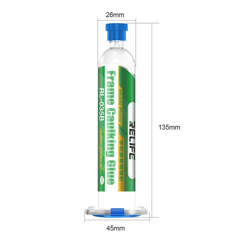 RELIFE RL-035B 30ml Screen Gap Filler for Curved Screen Phones Non-Corrosive Elastic Waterproof Seal Glue - Transparent - 4