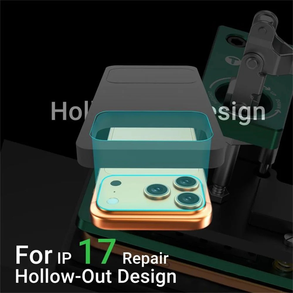 2UUL DA07 Mini Heating Press Station For iPhone Screen / Back Cover / Frame Repair Hot Pressing - EU Plug - 4