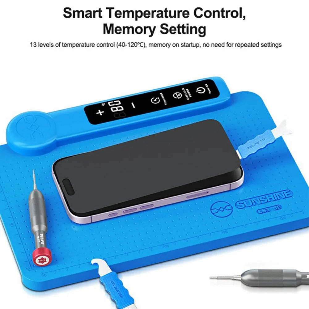 SUNSHINE LS3 SE 11 Inch LCD Screen Separator Heating Pad for Phone Tablet LCD Separation - EU Plug - 3