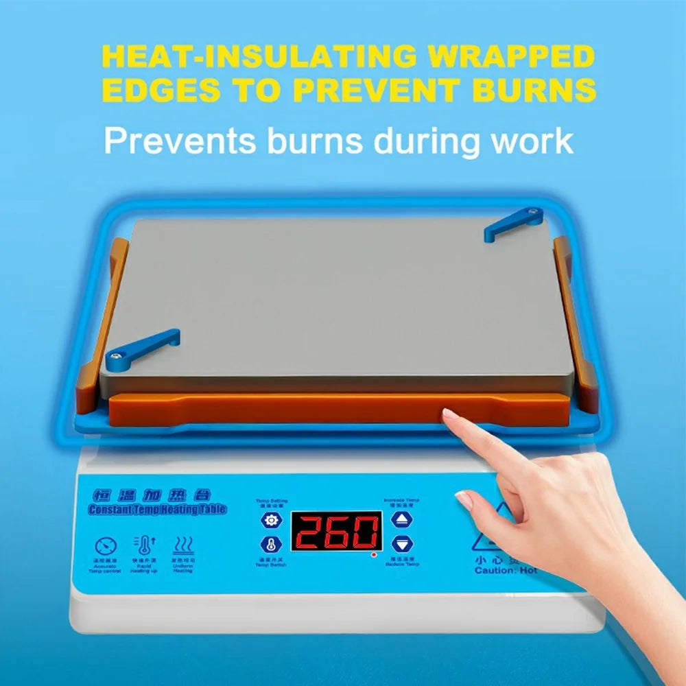 YYD YD616 520W Intelligent Heating Platform PCB Preheating Station for Electronics Repair, EU Plug / 220V - 5