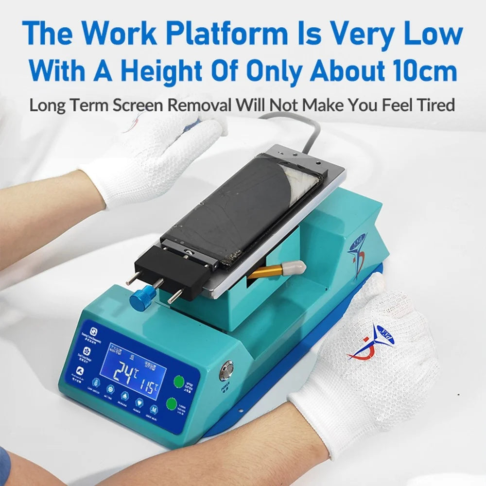 YYD Lucky Bird 180W Smart Phone Screen Separator 360 Degree Rotation Tilt Separation Machine, EU Plug / 220V - Green - 4