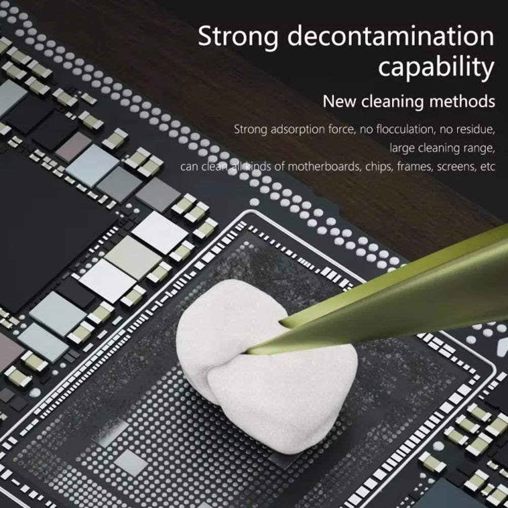 MAANT 500Pcs / Box High Density Nano Cleaning Sponge No Residue Electronic Maintenance Tools for Electronics PCB Chip Screen - 5
