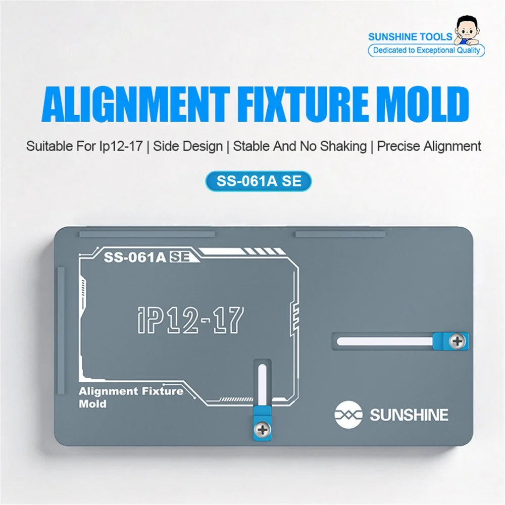 SUNSHINE SS-061A SE Alignment Fixture Mold for iPhone 12-17 Screen Laminating Mold Repair Tools - 2