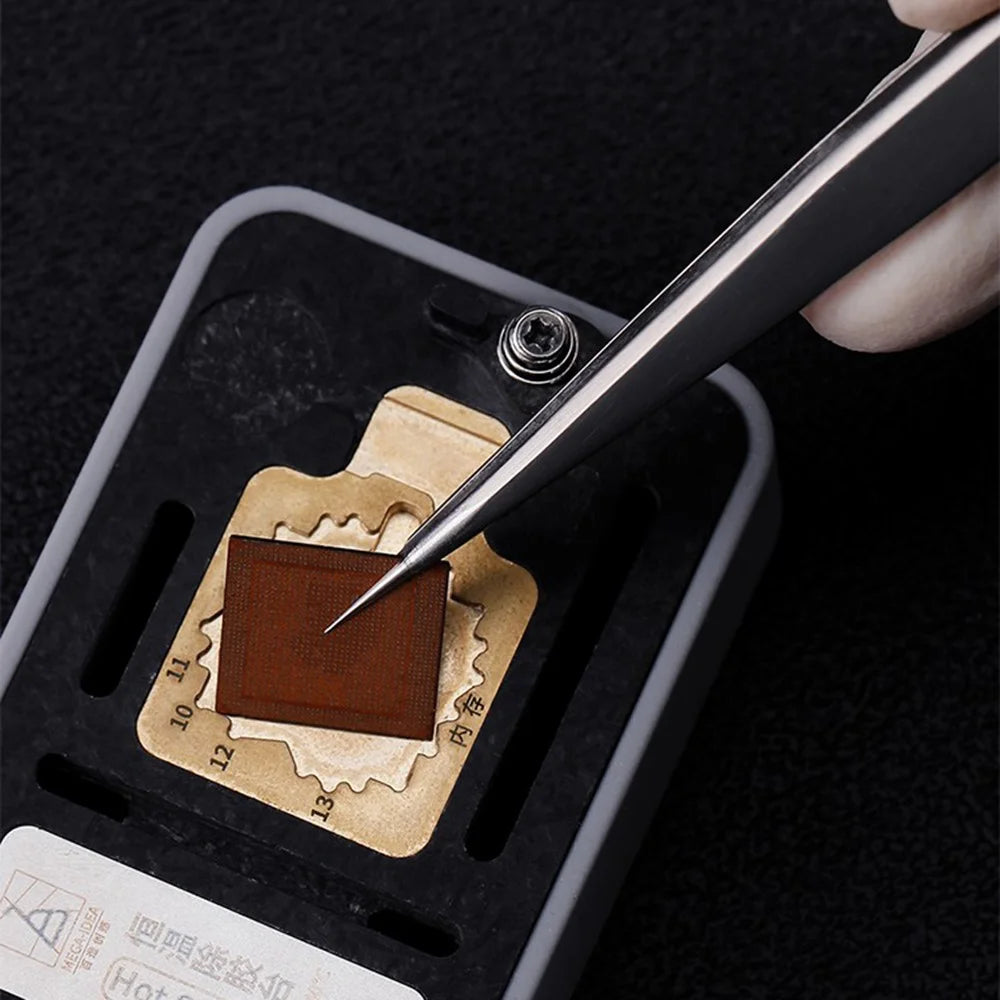 QIANLI INEEZY YX-01 Hand-polished Non-magnetic Precision Stainless Steel 0.1mm Fine Type Pointed Tweezers - 5