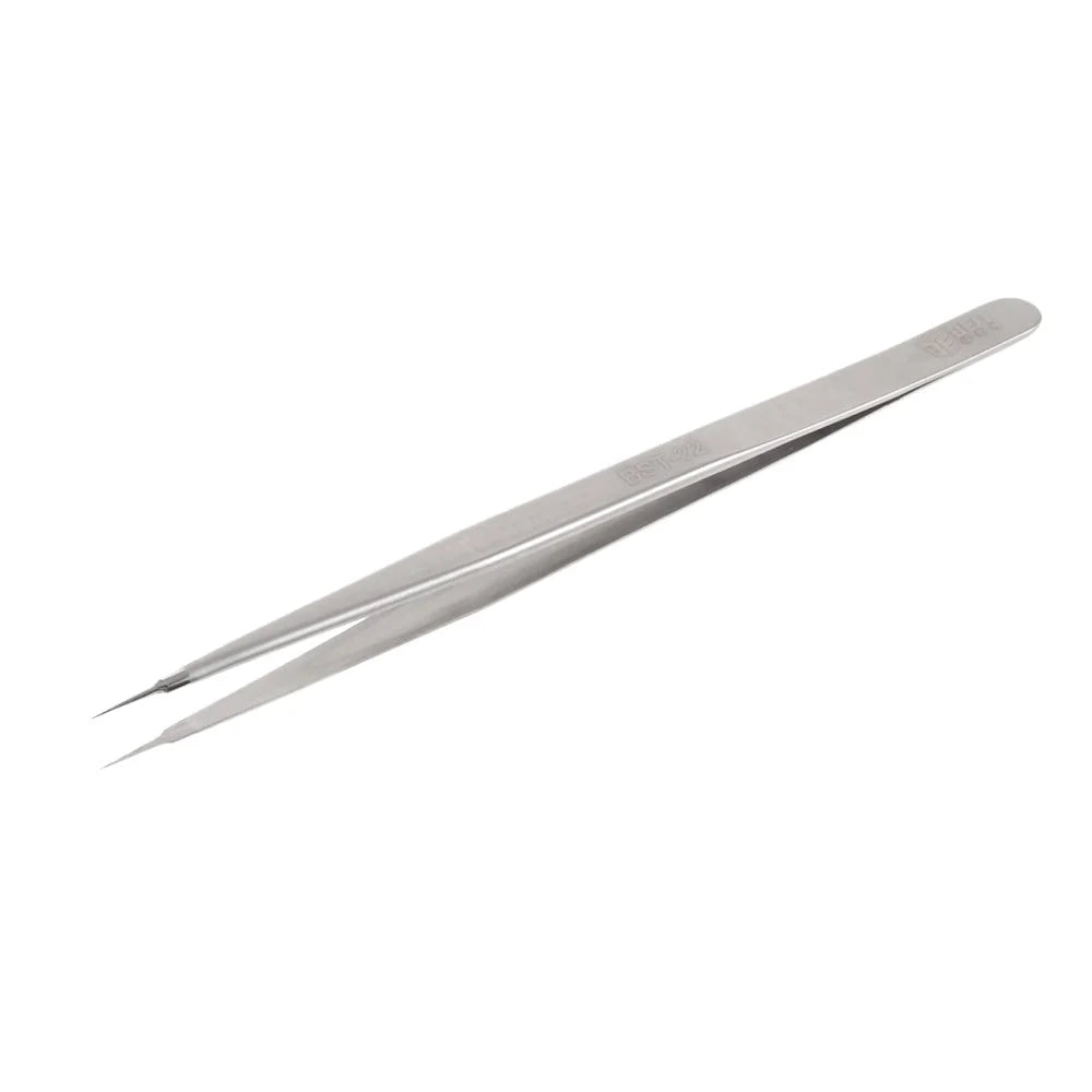 BEST BST-22 Hand Polish Jumper Wire 3D Tweezers for Planting Tin IC Chip Micro Repair Forceps - 1