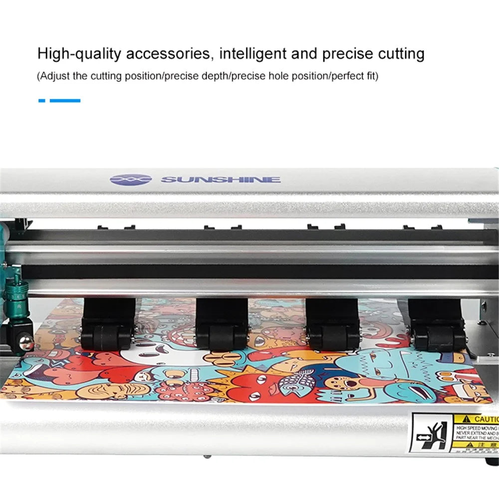 SUNSHINE Multifunctional Intelligent Cloud Film Cutting Machine (for 16'' Screens Film) - 4