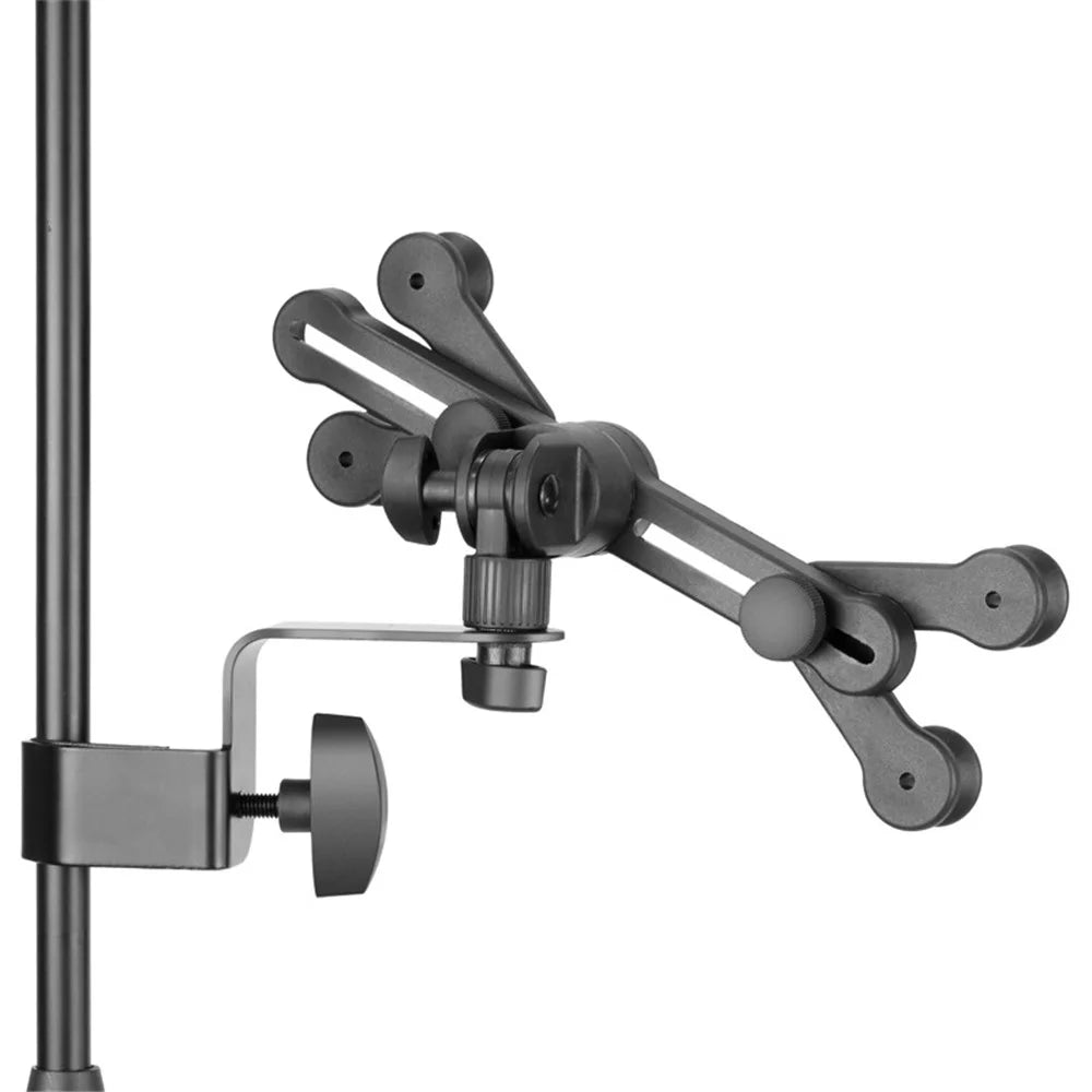NEEWER NW-105 Tablet Clip for iPad 360 Degree Rotation Microphone Stand Bracket - 2