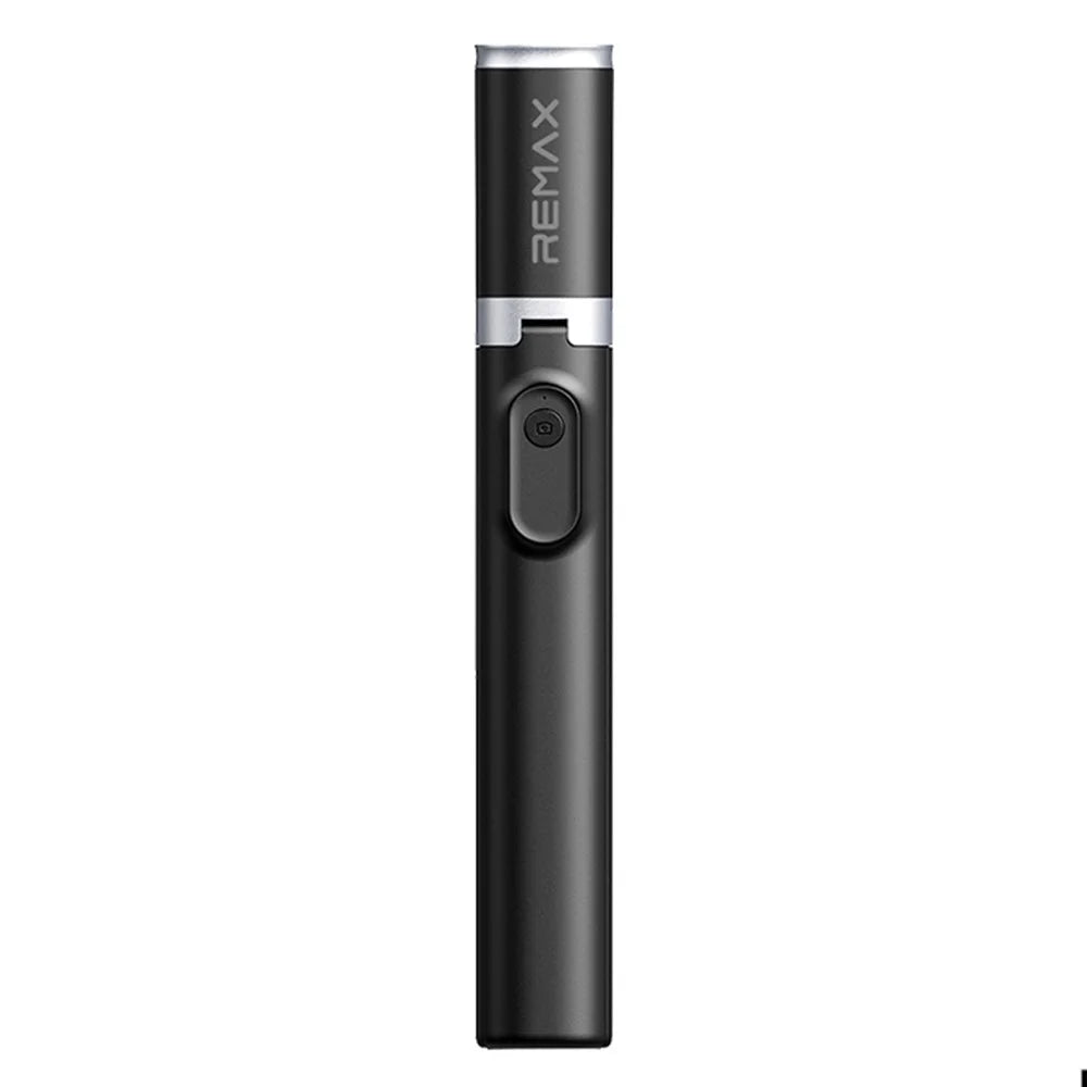 REMAX P70 1.6cm Extendable Selfie Stick Multifunction Live Streaming Tripod Stand with Detachable Remote - Black - 1