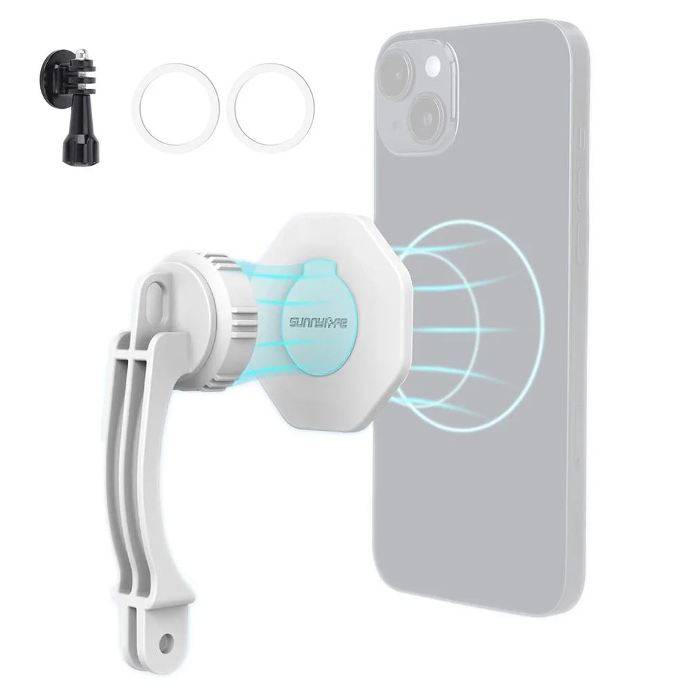 SUNNYLIFE ZJ561 2 in 1 Compatible with Magsafe Adapter Holder Magnetic Phone Mount for DJI Osmo, iPhone 12 / 13 / 14 Series - 1