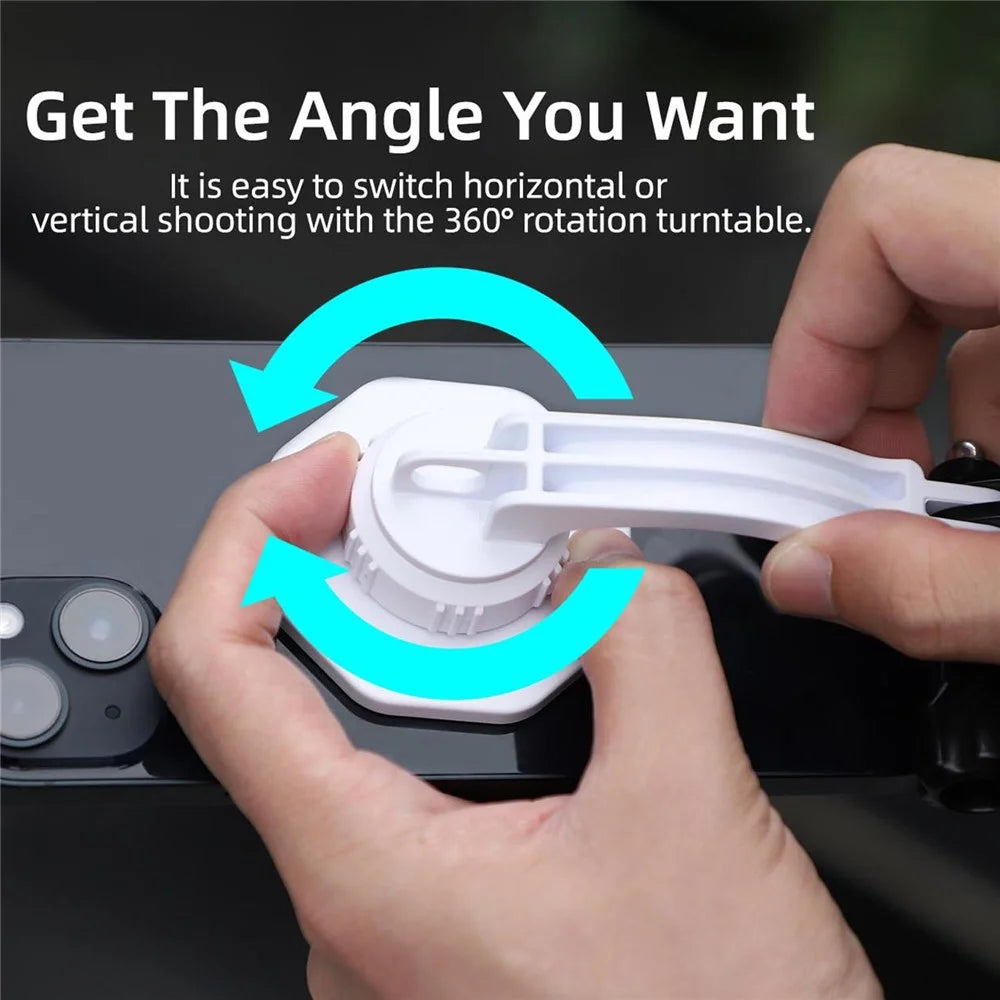 SUNNYLIFE ZJ561 2 in 1 Compatible with Magsafe Adapter Holder Magnetic Phone Mount for DJI Osmo, iPhone 12 / 13 / 14 Series - 4