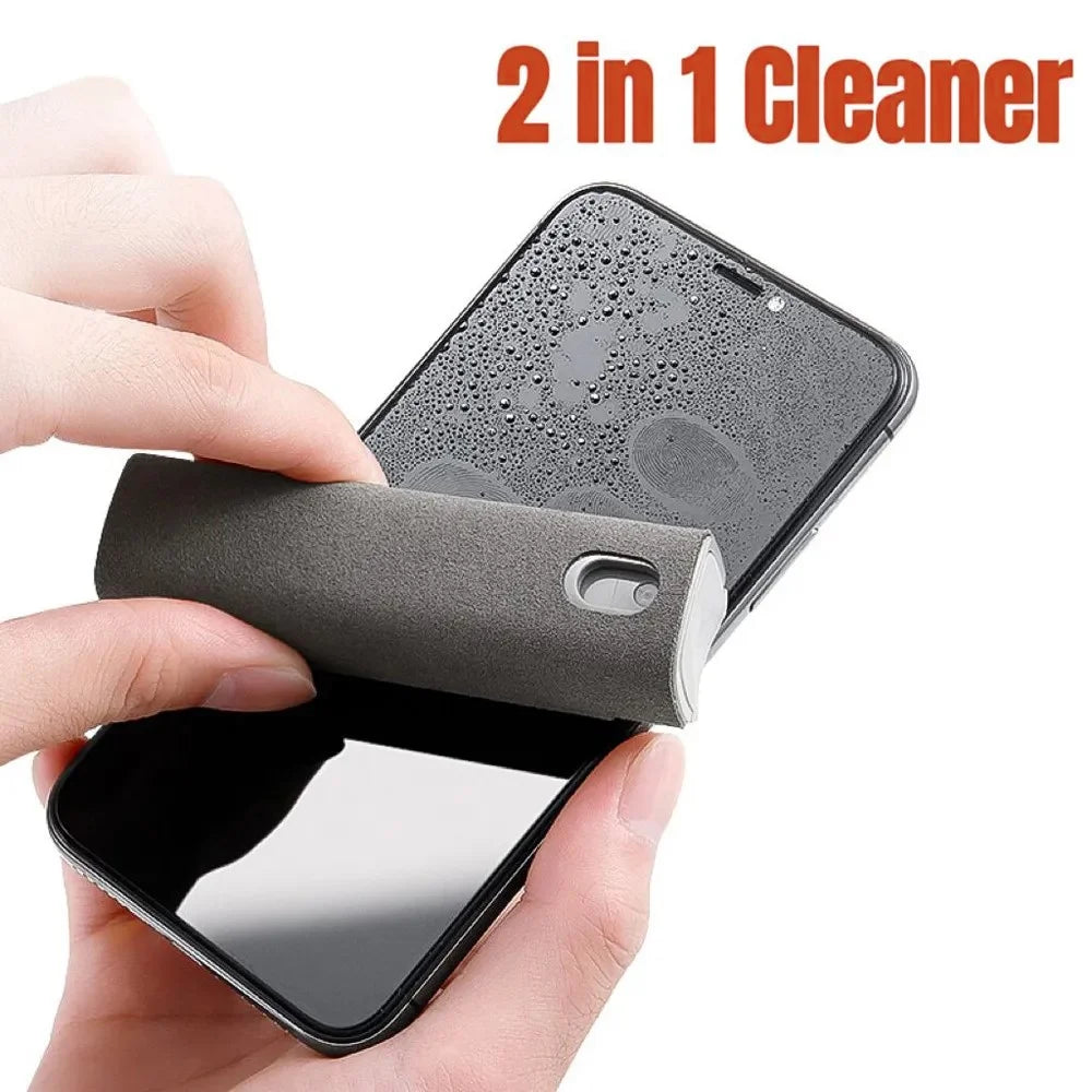 FA-007 Portable Screen Cleaner Touchscreen Mist Spray Cleaning Tool for Cell Phone, Tablet, Laptop (without Liquid) - Red - 3
