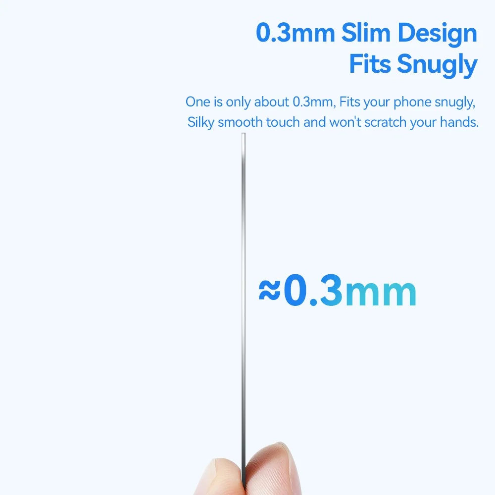ESSAGER Self-Adhesive Stainless Steel Ring Phone Back Adapter Ring for Magnetic Wireless Charger - 4