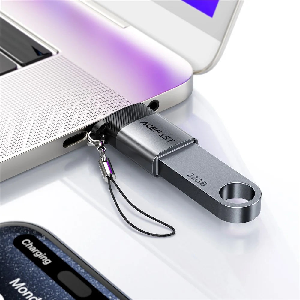 ACEFAST J7 USB-A Female to USB-C Male Data Transfer Charging Adapter with OTG Function - 6