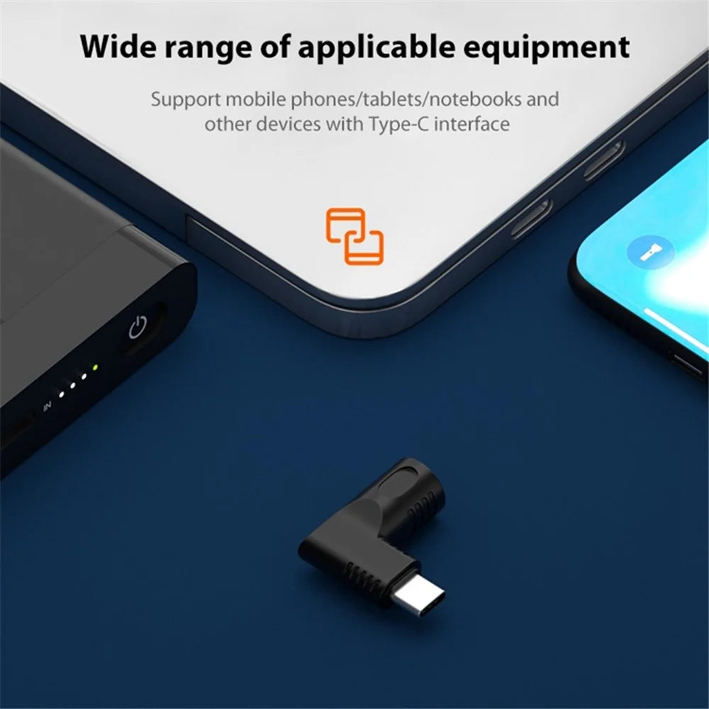 DC 5.5x1.7mm Female to Type C Male Power Jack PD 65W Fast Charging Connector for Mobile Phone / Tablet / Laptop - 5