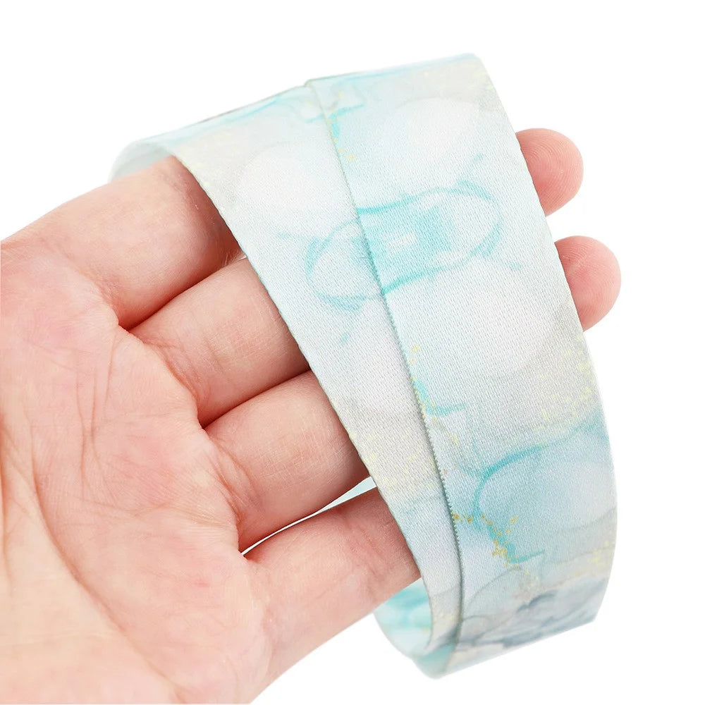 Universal Phone Strap Marble Pattern ID Badge Holder Lanyard Cell Phone Neck Hanging Rope - AL593-7 - 2