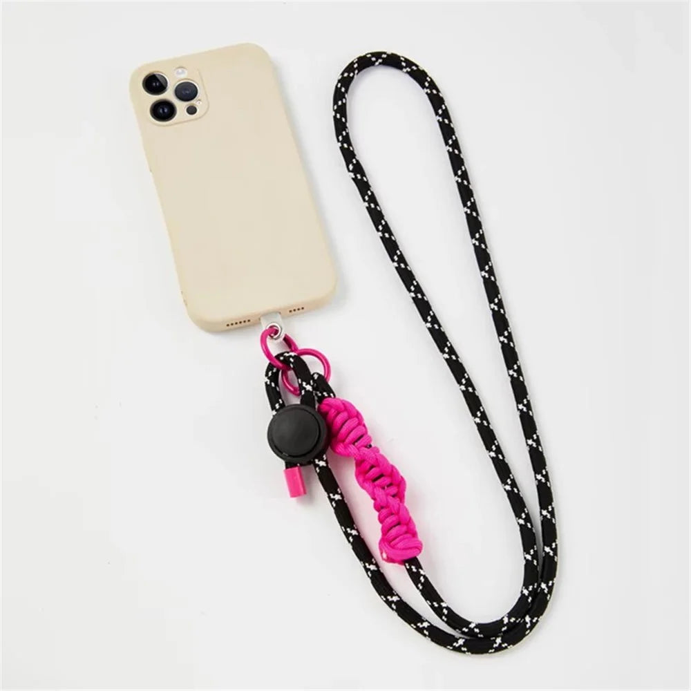 120cm Universal Phone Lanyard 6mm Buckle Mobile Phone Carrying Strap - Style A - 2