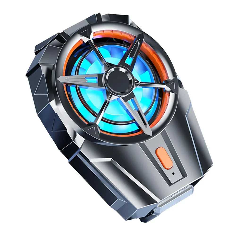 X52 Mini Portable Cell Phone Coolong Fan with USB Plug and Play Back Clip Low Noise for 62~92mm Phone Gaming Reading Vlogging - 1