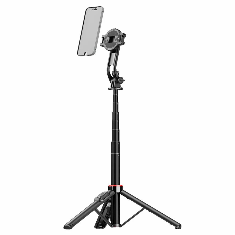C20 1.3m Detachable Magnetic Phone Holder Extendable Tripod Stand Live Streaming Bluetooth-compatible Selfie Stick - 2