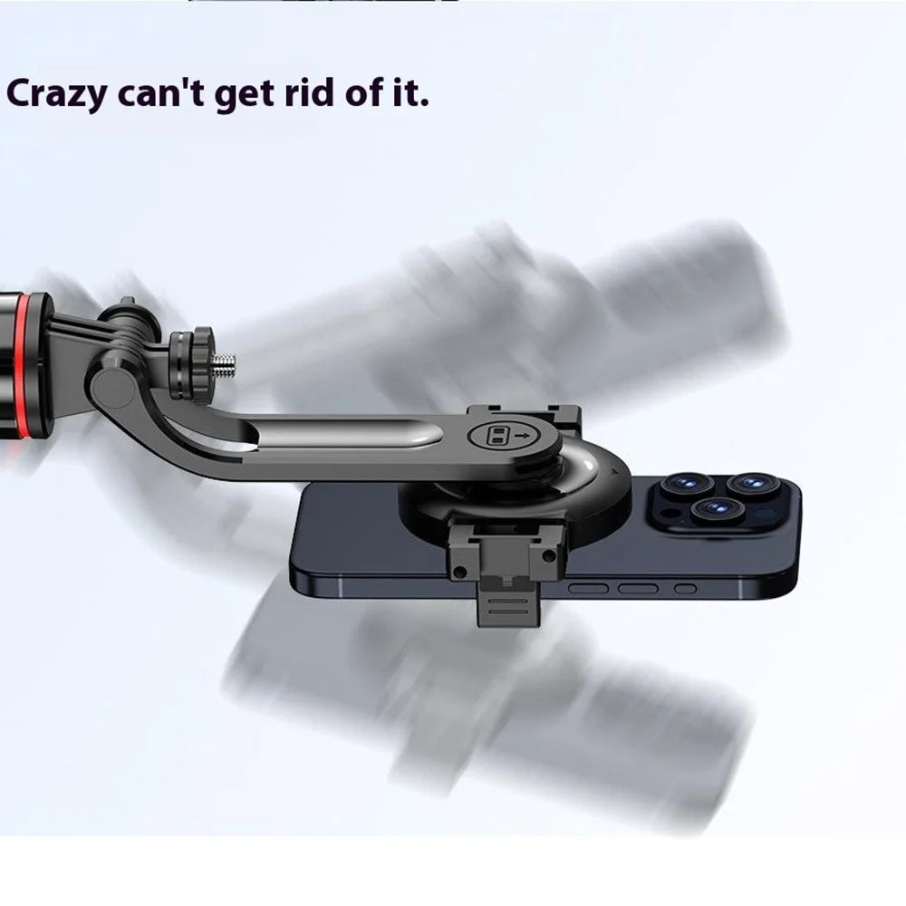 C20 Portable Magnetic Phone Selfie Stick Aluminum Alloy + ABS Live Streaming Tripod with Fill Light - 7