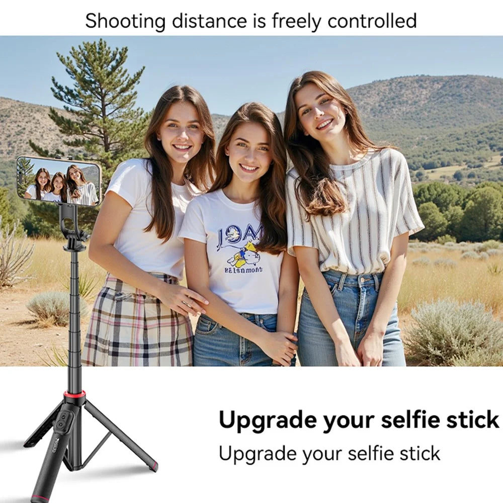 YESIDO SF24 2 In 1 Selfie Stick with Magnetic Phone Holder Extendable Tripod for Android / iOS - 2