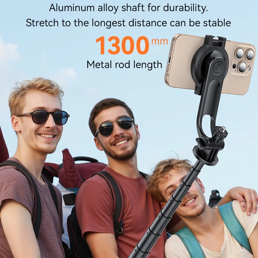 YESIDO SF24 2 In 1 Selfie Stick with Magnetic Phone Holder Extendable Tripod for Android / iOS - 3