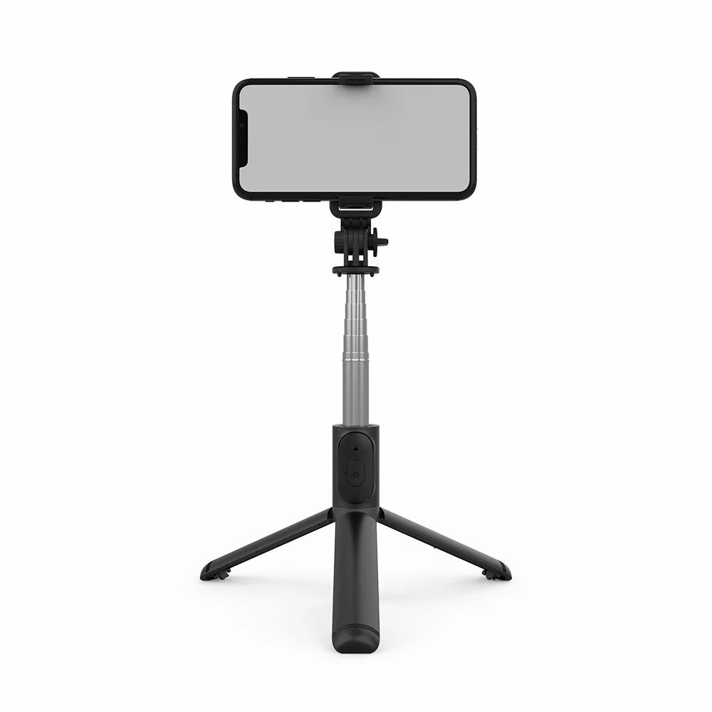Q01 Multi-function 101cm Bluetooth-compatible Tripod Selfie Stick - Black - 3