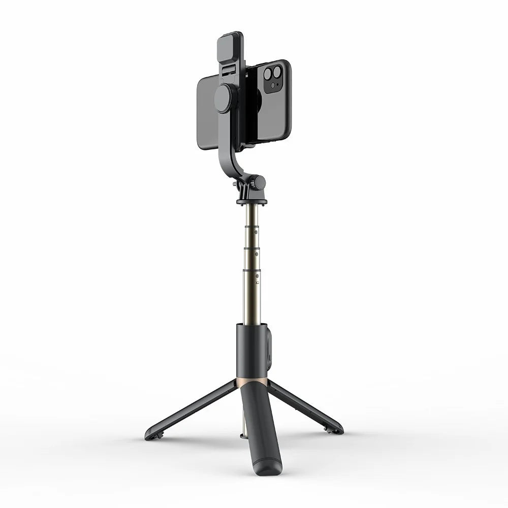 Q03s Aluminum Alloy Rod LED Beauty Fill Light Bluetooth-compatible Tripod Selfie Stick - Black - 4