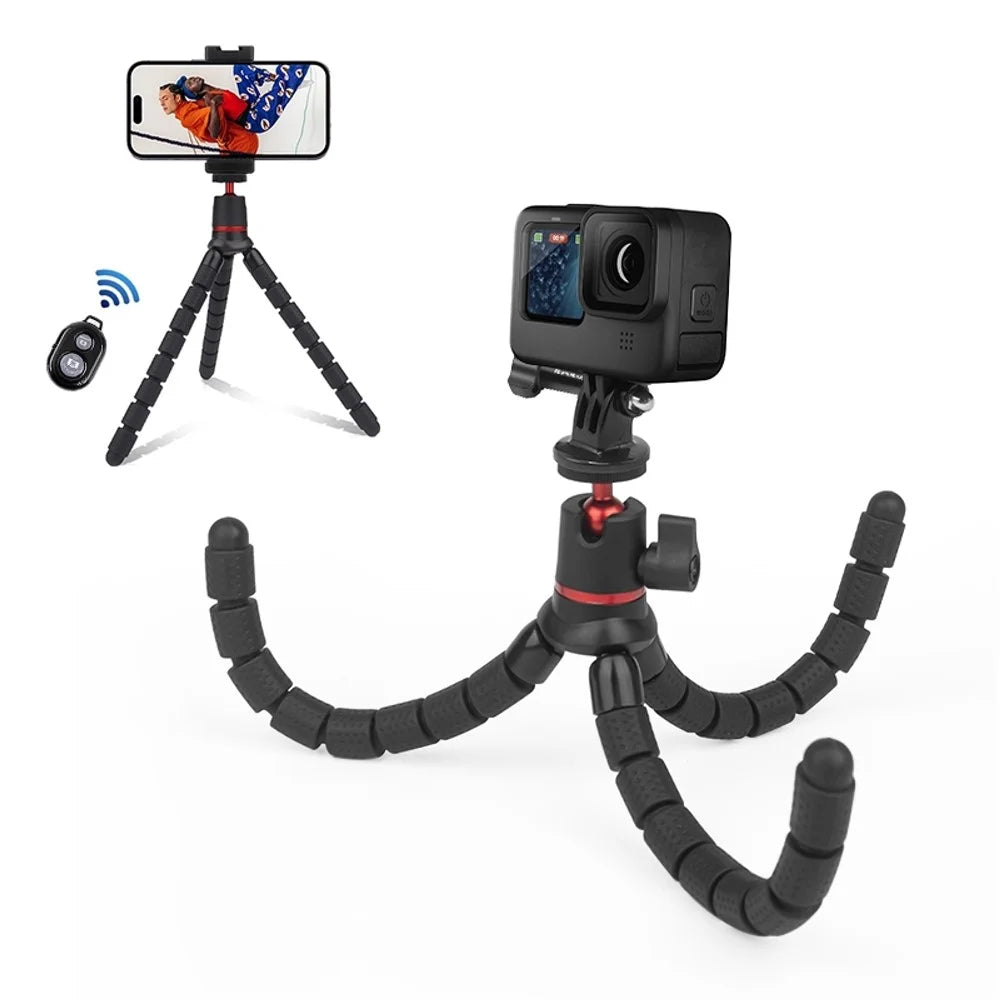 PULUZ PU860 For DSLR Camera / GoPro / Smartphone Octopus Tripod Stand with Remote Control - 1