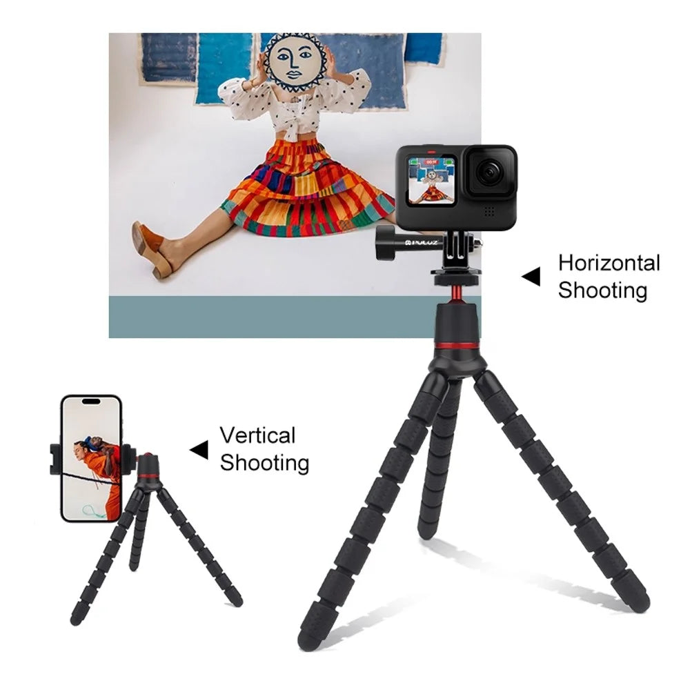 PULUZ PU860 For DSLR Camera / GoPro / Smartphone Octopus Tripod Stand with Remote Control - 3