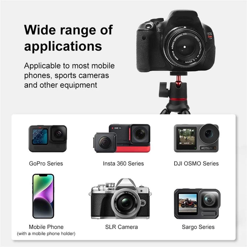 PULUZ PU860 For DSLR Camera / GoPro / Smartphone Octopus Tripod Stand with Remote Control - 4