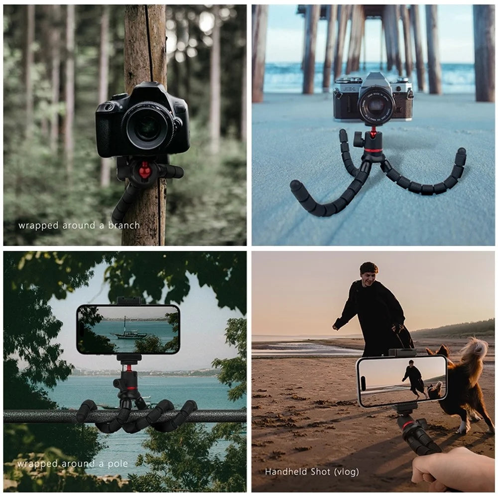 PULUZ PU860 For DSLR Camera / GoPro / Smartphone Octopus Tripod Stand with Remote Control - 7