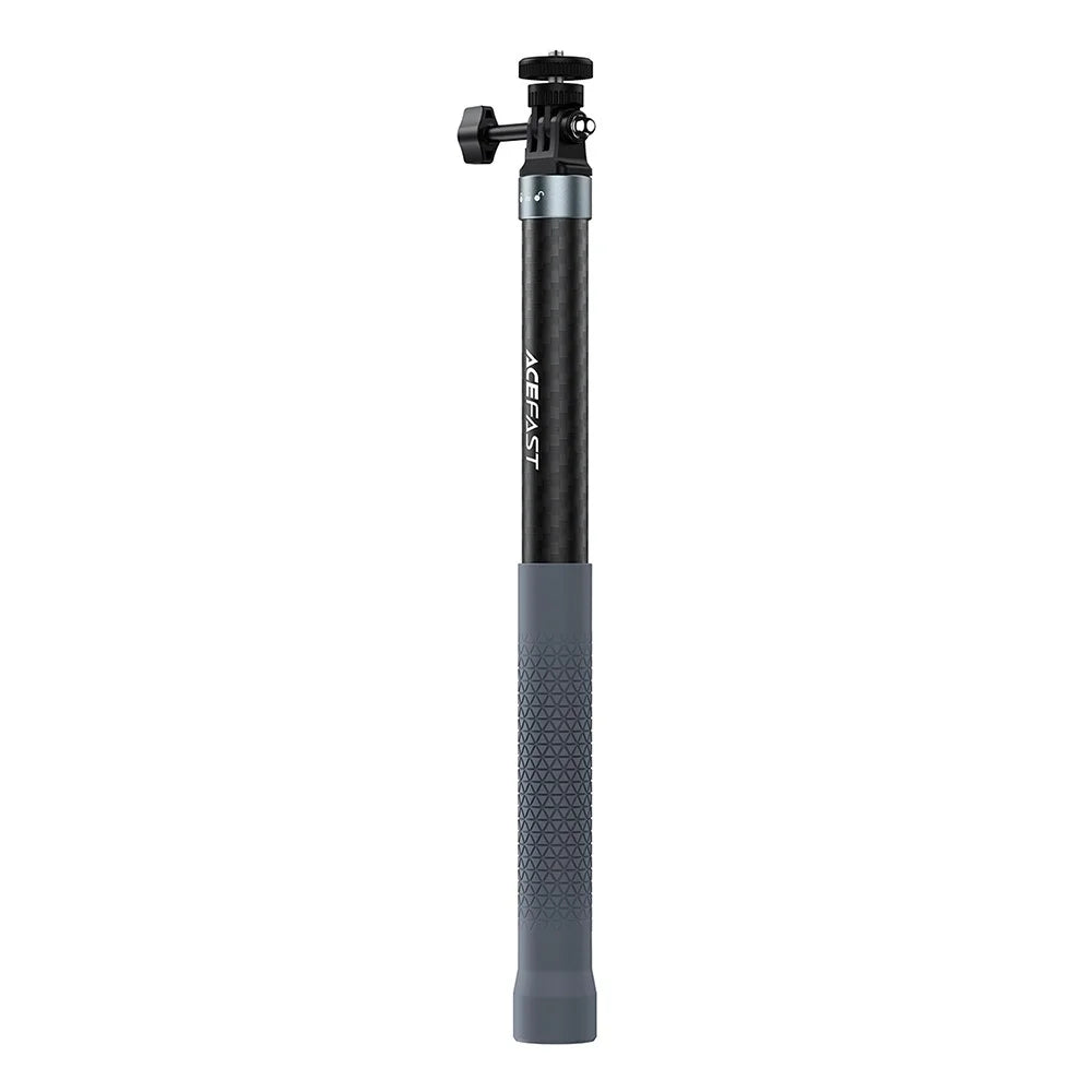 ACEFAST E38 1.2m Carbon Fiber Telescopic Selfie Stick 5 Level Adjustable Selfie Stick - Black / Grey - 1