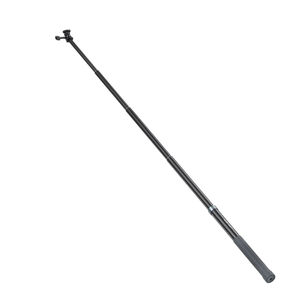 ACEFAST E38 1.2m Carbon Fiber Telescopic Selfie Stick 5 Level Adjustable Selfie Stick - Black / Grey - 3