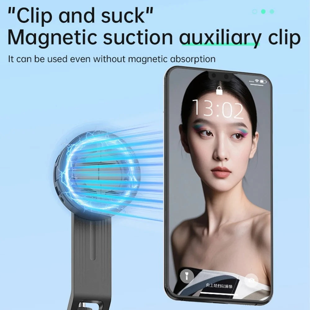 K05 Magnetic Tripod Selfie Stick Bluetooth-compatible Remote Control Foldable Phone Holder for Photography - 5