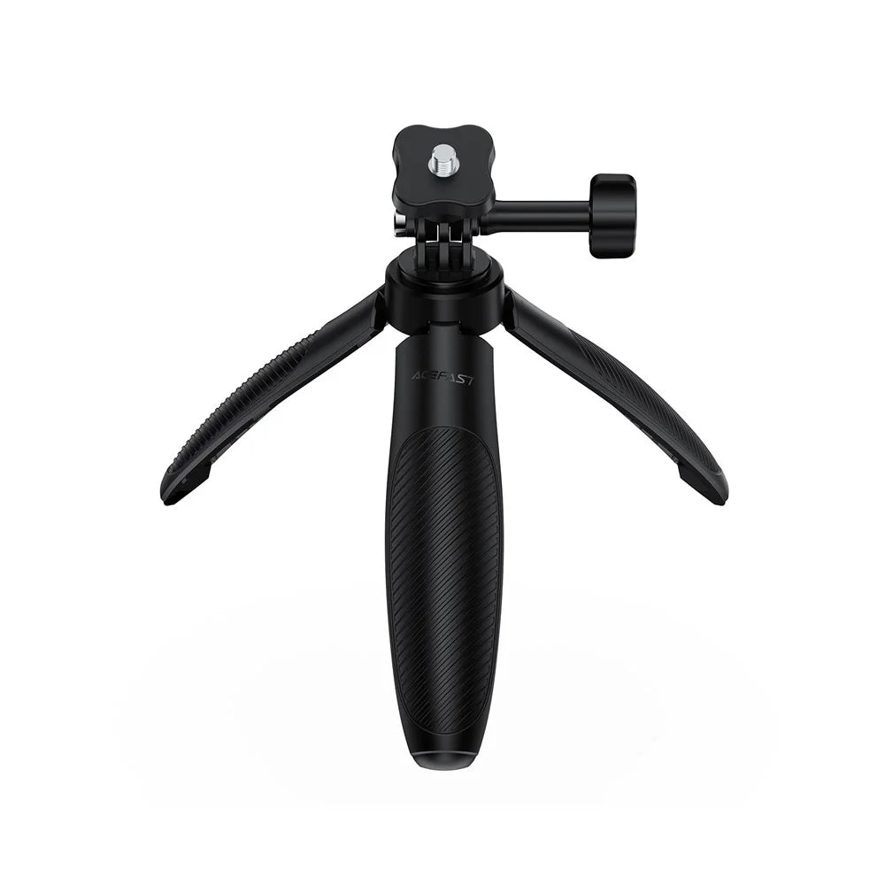 ACEFAST E49 Mini Tripod Telescopic Selfie Stick 4-Section Aluminum Alloy Portable Stand for Camera - Black - 4